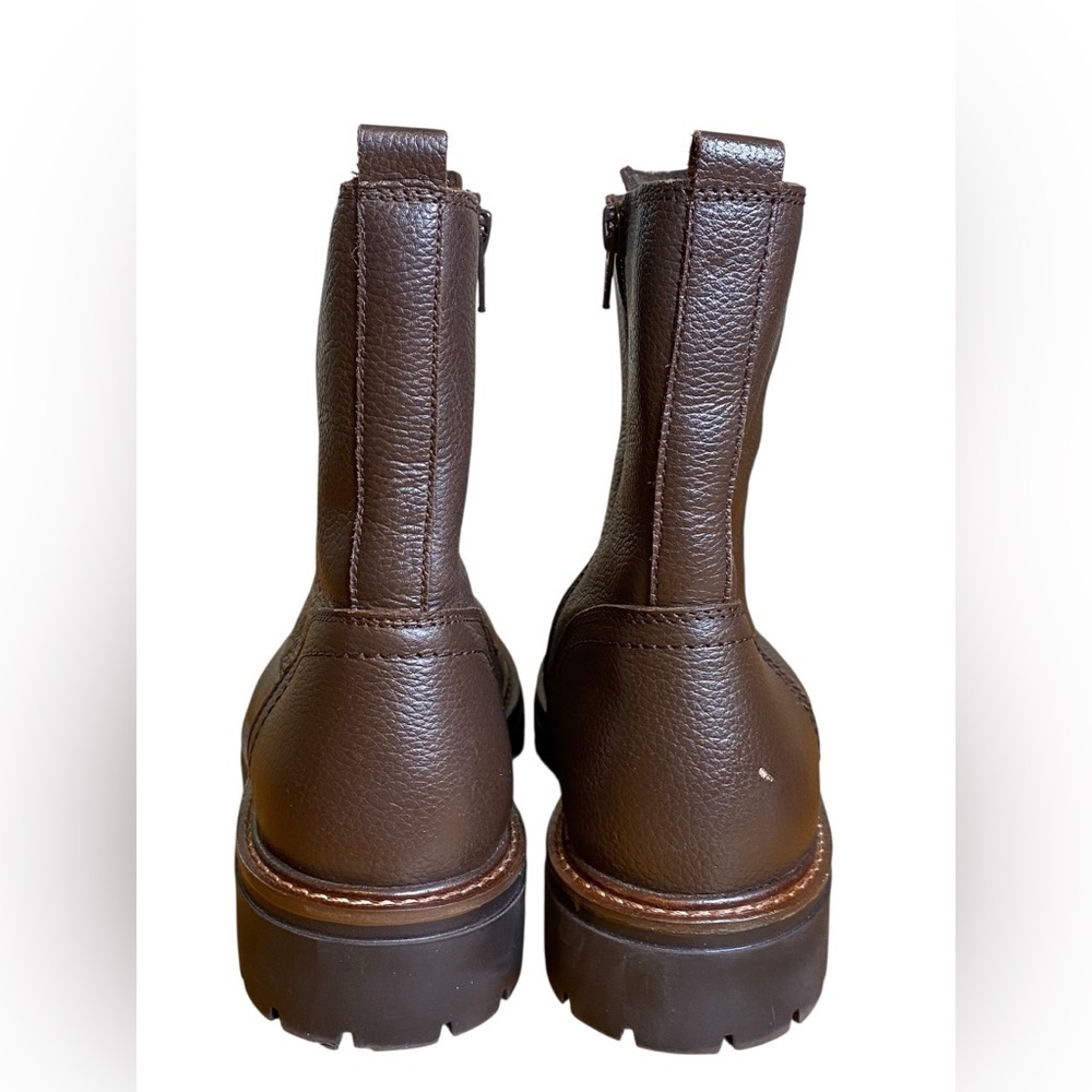 Alberto Torresi Italian Leather Midcalf Side Zip Boots women’s Size 40 or U.S 9 - Picture 6 of 13